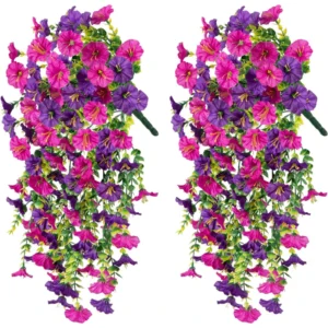 1/2Pcs Künstliche Blumen Rebe Morning Glory Hochzeit Hause Zimmer Tisch Festival Decor Halloween Outdoor Yard Garten Bogen DIY Geschenke