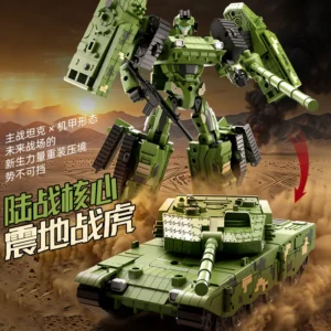 Lijiang XT-1980 Tank Transformation 19cm Robot Model Collection Action Figure