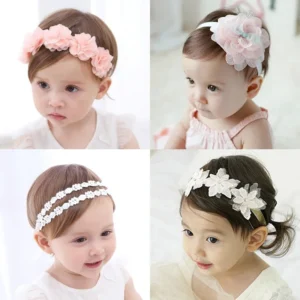 Baby Stirnband Blumen Mädchen Bögen Kleinkind Haarbänder für Baby Mädchen Kinder Stirnbänder Turban Neugeborenen Stirnband Baby Haar Zubehör