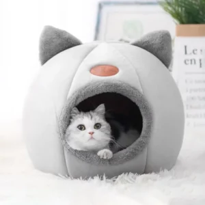 Neues Tiefen-Schlaf-Komfort-Katzenbett für den Winter, kleine Hundehütte, Haustierzelt, gemütliche Höhlenhöhle, Indoor-Katzenbett
