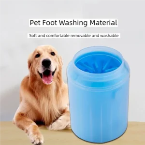 Pet Paw Cleaner Soft Silicone Foot Cleaning Brush Portable Pet Dogs Towel Foot Washer Cleaning Bucket Clean Brush Supplies