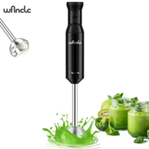 Wancle 600 W elektrischer Handmixer, multifunktionaler Stabmixer für Babynahrung, Gemüse, Fleischwolf, Turbofunktion