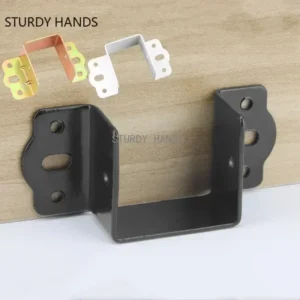 4 Teil/los Kaltgewalzte Stahl Bettgestell Feste Zubehör Bett Strahl Haken Up Ecke Halterung Kleiderschrank Balken Stecker Möbel Hardware