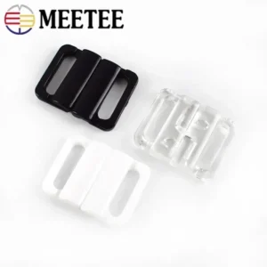 20/50/100Sets 10/15/20/25mm Kunststoff BH Schnalle Bikini Riemen Verschluss Harz Knopf Verschluss Bademode Haken DIY Unterwäsche Zubehör