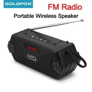 Tragbare Drahtlose Lautsprecher Bluetooth-kompatibel Outdoor USB Lautsprecher Mit FM Radio Empfänger AUX TF MP3 Lautsprecher Für Telefon PC