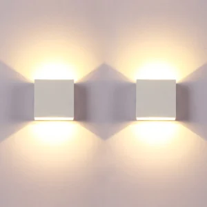 LED-Wandleuchten, 6 W, moderne Innenlampe, weiß, nach oben und unten, Wandleuchten für Zuhause, Villa, Wohnzimmer, Flur, Schlafzimmer, Dekoration