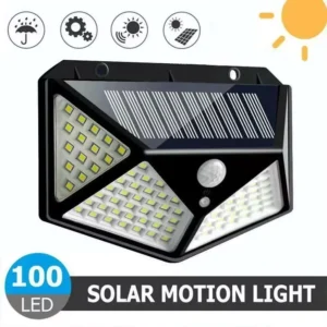 Multifunktionale Solarlampe für den Außenbereich, Gartendekoration, Solar-LED-Licht, wasserdicht, Sonnenlichtbetrieben, Strahler mit Bewegungssensor