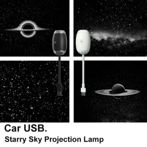 Galaxy-Projektor USB-Nachtlicht Auto-Stimmungsbeleuchtung LED-Sternenhimmel-Lampe Party-Artikel für Zimmer Schlafzimmer Heim Gaming-Dekoration