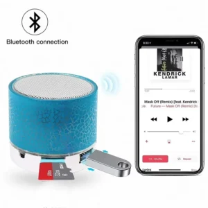 Tragbarer Mini-Wireless-Bluetooth-Lautsprecher, wiederaufladbar, Musik-Bluetooth-Soundbox, Subwoofer, MP3-Player, Freisprecheinrichtung für Outdoor-Sport