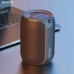Zealot-S32PRO Leistungsstarker Bluetooth-Lautsprecher, kabelloser Bass, LED-Licht, Outdoor-Lautsprecher, Subwoofer, wasserdichte Soundbox-Unterstützung