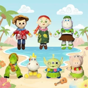 18-30cm Original Toy Story 5 Hawaii Limited Series Woody Jesse Bath Lightyear Plüschtier Cartoon-Puppe Heimdekoration Weihnachtsgeschenke