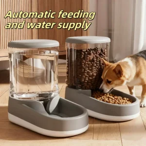 Katzennapf, Hundenapf, großes Fassungsvermögen, Hundewasserspender, kontinuierliche Wasserversorgung, automatischer Wasserfutterspender, Katzenwasserspender