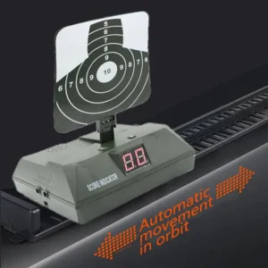 2026 M416 Soft Elastic AWM Rubber Ball Training Target multi-function music automatic scorer automatic reset Toy gun shoot targe