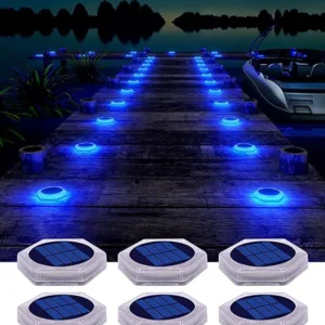 Solar Lichter Outdoor Solar Garten Schritt Beleuchtung Wasserdicht Für Treppen Terrasse Pathway Yard Zaun Wand Lampe Weihnachten Dekoration