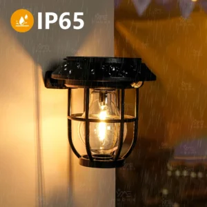 Dämmerung bis Morgendämmerung IP65 Wasserdichte LED Solar Outdoor Pathway Lichter Lampe Garten Hof Wand Dekoration Externe Beleuchtung Leuchte Lichter