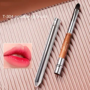 Beauty Make Up Tool Lip Gloss Brush Makeup Brush with Protect Cap Lady Lipstick Brush Cosmetic Brush Concealer Brush Lip Brush