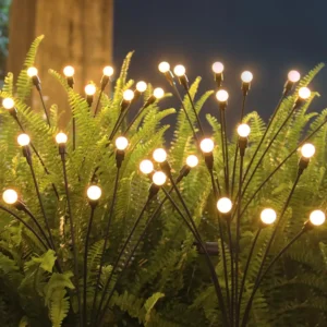 6/8/10 LED solarbetriebene Gartenleuchten Glühwürmchen-Lichter für den Außenbereich, wasserdicht, lebendige schwankende Lichter für Terrassen-Wegendekoration
