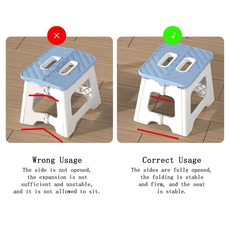 Plastic Folding Stool Adult Low Stool Children'S Small Stool Outdoor Camping Portable Fishing Stool Bathroom Stool Foldable Plastic Folding Stool Adult Low Stool Children'S Small Stool Outdoor Camping Portable Fishing Stool Bathroom Stool Foldable – Bild 5