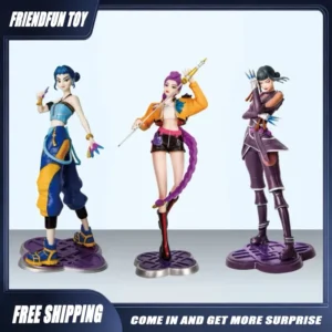 Kpop Demon Hunters Rumi Mira Zoe Actionfigur Niedliche Schöne Mädchen-Anime-Figur Hochdetailliertes Desktop-Ornament Spielzeug Geschenk