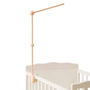 Mobiler Arm für Babybetten, mobiler Arm aus Holz für Kinderbett, mobiler Aufhänger für Kinderbett