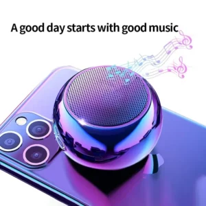 Tragbarer Mini-Bluetooth-Lautsprecher Taschengroßes Audio-Drahtlos-Soundsystem Kompakter Musikplayer