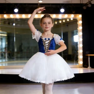 Ballettkostüm für Kinder, TUTU-Rock, klassischer Ballett-Petticoat für Erwachsene, voluminöser Rock, Ballkleid für Wettbewerbe