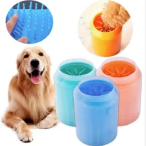 Portable Pet Paw Cleaner Soft Silicone Foot Washer with Cleaning Brush Dog Towel Bucket - Efficient Pet Cleaning Supplies