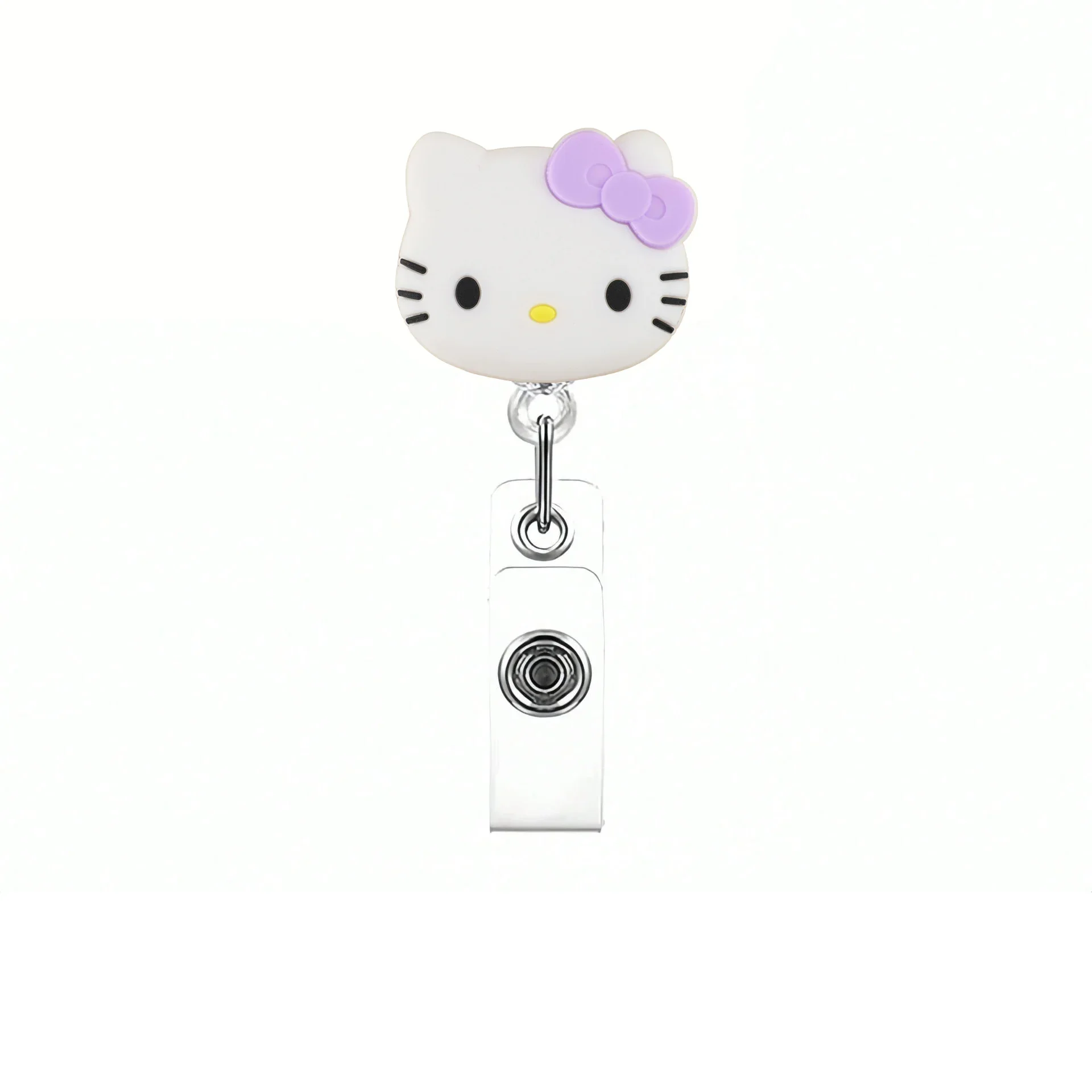 Kawaii Geschenk-Katzen-Ausweishalter Mit Glitzer-Effekt Und Schlüsselanhänger Für Frauen, Studenten Und Bürobedarf Kawaii Geschenk-Katzen-Ausweishalter Mit Glitzer-Effekt Und Schlüsselanhänger Für Frauen, Studenten Und Bürobedarf – Bild 9