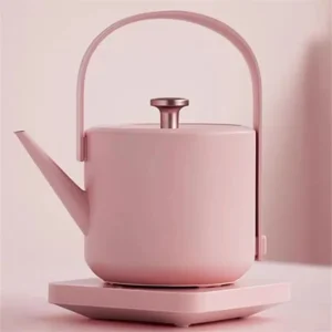 220 V Retro-Stil Wasserkocher 600 ml Edelstahl Wasserkocher 1200 W Thermostat Teekanne schnell kochend