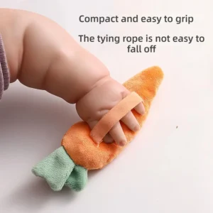 Baby Anti-Schreck Hand Grip Kleinkind Spielzeug Nette Gefüllte Karotten Schlaf Beruhigende Puppe Für Kinder Komfort Kuscheln Schlafhilfe