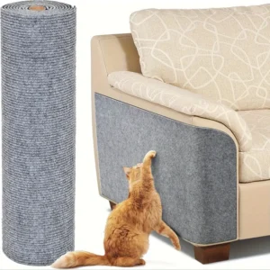 Trimable Cat Furniture Protector，Equipped with self-adhesive scratch pads，Protect the Sofa、Door and Cat Tree Stand Safe from Cla