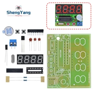 1/2/5pcs TZT AT89C2051 Digital 4 Bits Electronic Clock Electronic Production Suite DIY Kit Learing Kit for Arduino