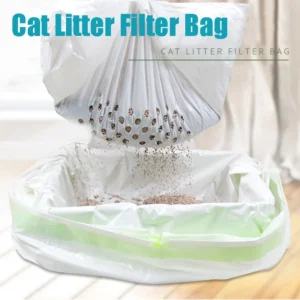 Cat Litter Filter Bag Portable Household Hygiene Reusable Puppy Litter Box Tray Home Accessories Pet Supplies Cat Cleaning Bag