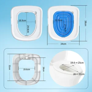 Cat Toilet Training Tool Cat Toilet Training Kit  Reusable Environmentally Friendly Cat Toilet Trainer for Pet Cleaning