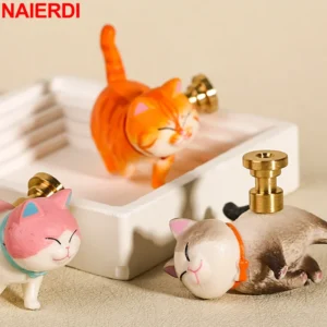 Naierdi Tierform Schrank knöpfe für Kinderzimmer Cartoon Katze Möbel Griffe Schubladen griff bunte Schrank griff Hardware