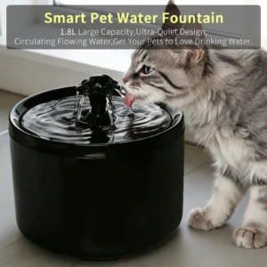 Katzen-Trinkbrunnen ist eine neue Art von Haustier-Trinkbrunnen mit automatischer Zirkulation, Filterung und leisem Betrieb, geeignet für