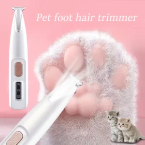 Elektrische Tierhaarschneidemaschine für Zuhause, USB-Aufladbarer Katzen- und Hundehaarschneider, Geeignet zum Trimmen von Augen-, Ohren-, Gesichts- und Gesäßhaar bei Haustieren