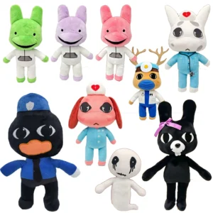 Tierklinik Plüschtier Katze Hund Pinguin Hase Weiche Stofftiere Cartoon-Tiere Party-Geschenke Tier-Spielzubehör Sammlerstücke