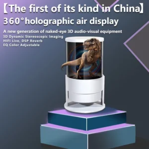 5D Holographischer Projektionsventilator 360-Grad-Zylindrischer Bildschirm Werbung Display Maschine LED Perlen WIFI Bluetooth gesteuert