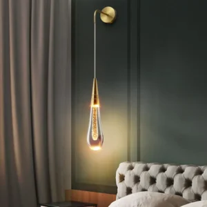 Moderne Kristall Wand leuchten Glas LED Innen Wohnzimmer Regentropfen Wand leuchte für Restaurant Schlafzimmer Nacht Korridor Wand leuchten
