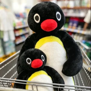Große & Kleine Pingu Pinguin Plüschtiere Cartoon-Familie Pinguine Weiche Flauschige Puppen Sofakissen Sammlerstück Geschenk