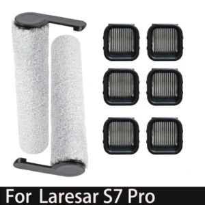 Für Laresar S7 Pro Bodenreiniger Rollenbürste Filter Austauschbare Staubsauger-Zubehörteile Ersatzteile Waschbare Bodenbürste