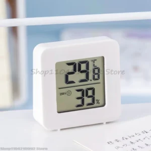 LCD Digital-Thermometer Hygrometer Innenraum Elektronisches Temperatur- und Feuchtigkeitsmessgerät Sensor Wetterstation für Zuhause