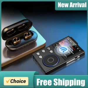 HiFi MP3 Player Digital Music Player Bluetooth-Compatible 5.3 Portable Audio Player Portable Digital Audio Music Player