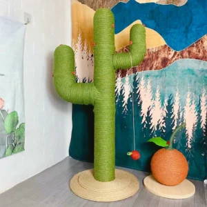 Cactus Cat Scratching Post Large Climbing Frame Modern Cats Tree Multi-level Kittens House Scratchers Tower Indoor Toys Supplies