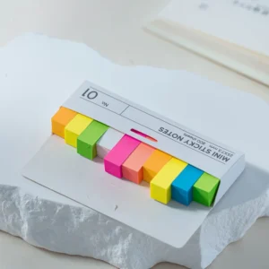 800 Stück klebende Notizzettel in Box, Index-Etiketten, Lese-Notizzettel, Index-Aufkleber, nicht transparente, wasserfeste klebende Notizzettel