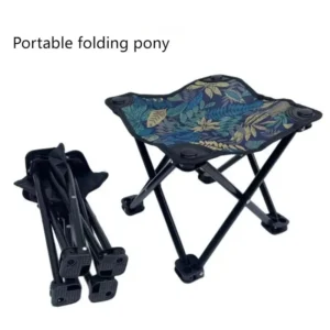 Foldable Portable Folding Stool for Outdoor Picnics, Fishing, Sketching, and Camping