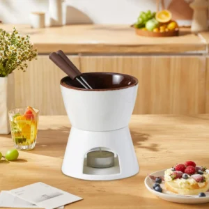 Schokoladen-Fondue-Topf Tapas Käse-Schmelztopf für Dinnerpartys 300ml