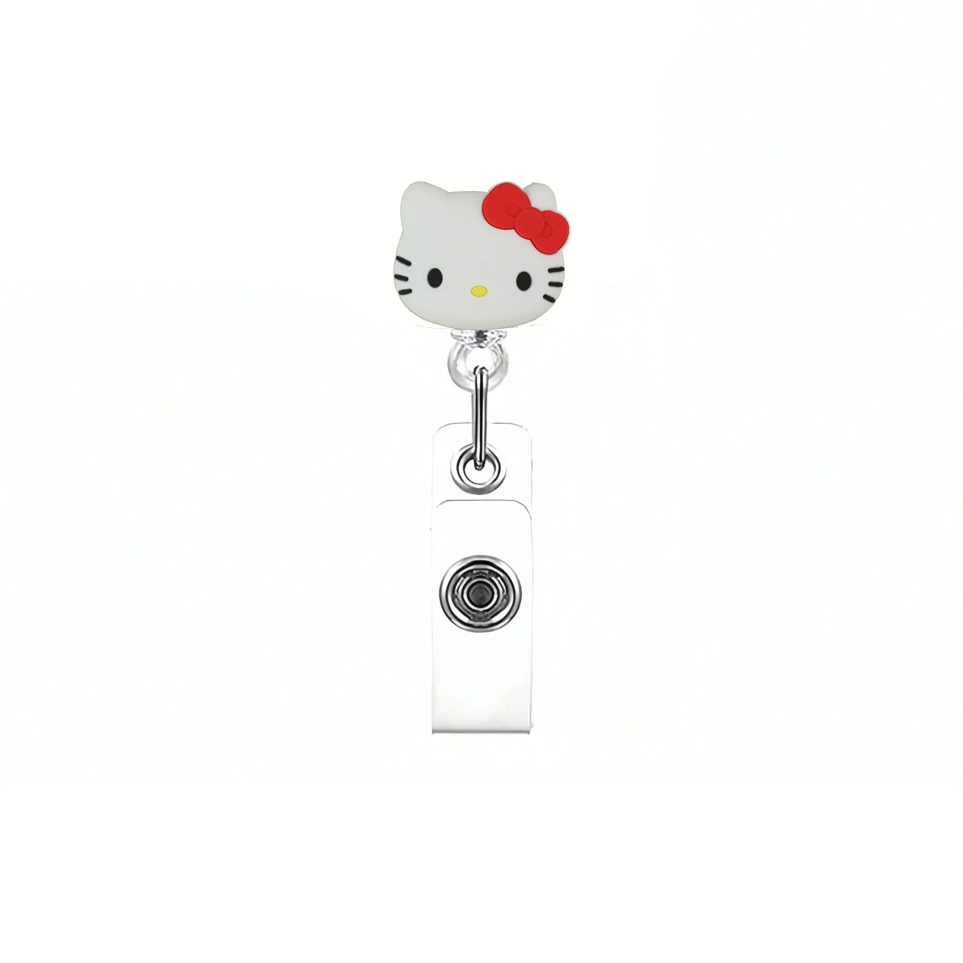 Kawaii Geschenk-Katzen-Ausweishalter Mit Glitzer-Effekt Und Schlüsselanhänger Für Frauen, Studenten Und Bürobedarf Kawaii Geschenk-Katzen-Ausweishalter Mit Glitzer-Effekt Und Schlüsselanhänger Für Frauen, Studenten Und Bürobedarf – Bild 5