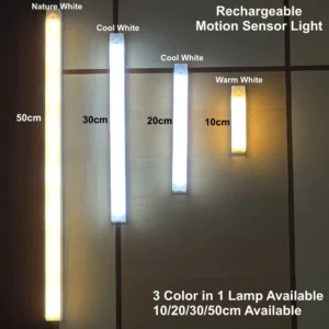 LED Motion Sensor Bar Licht Drahtlose Induktion Nachtlicht USB Aufladbare Detektor Lampe für Küche Schrank Kleiderschrank Schlafzimmer